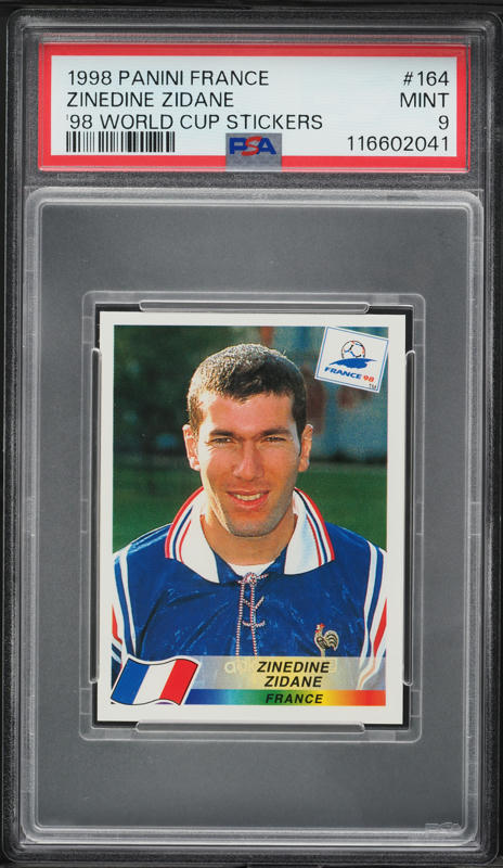 RARE ROOKIE ZINEDINE ZIDANE (numéro I ) TOTAL EDITION WC FRANCE 98