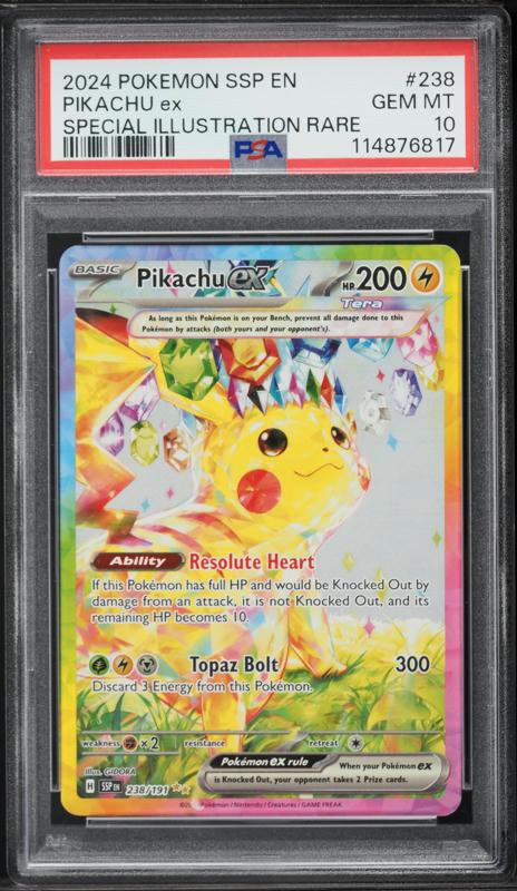 【PSA10】メロエッタex SAR PSA 10 Pokemon Card Meloetta ex SAR 170/086 sv11B Black Bolt