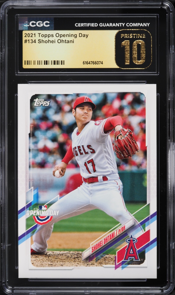 2021 Topps Opening Day Shohei Ohtani #134 CGC 10 PRISTINE