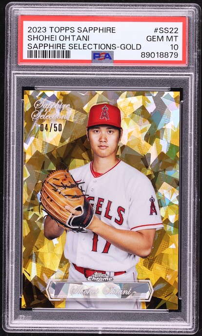 2023 Topps Update All-Star Stitches Shohei Ohtani PATCH #ASRSO PSA