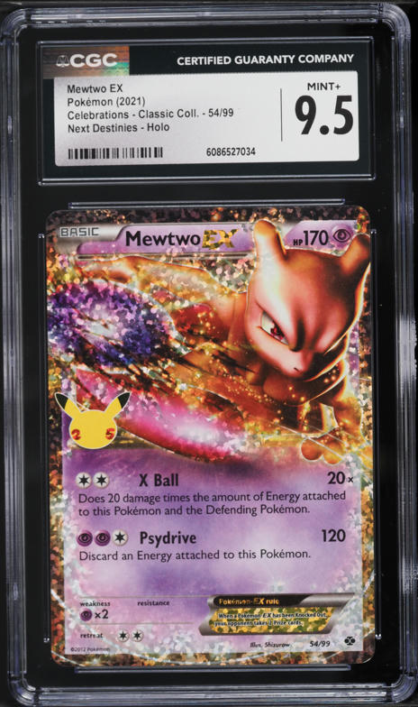 2021 Pokemon Japanese SWSH 25th Anniversary Promo Mewtwo EX #22