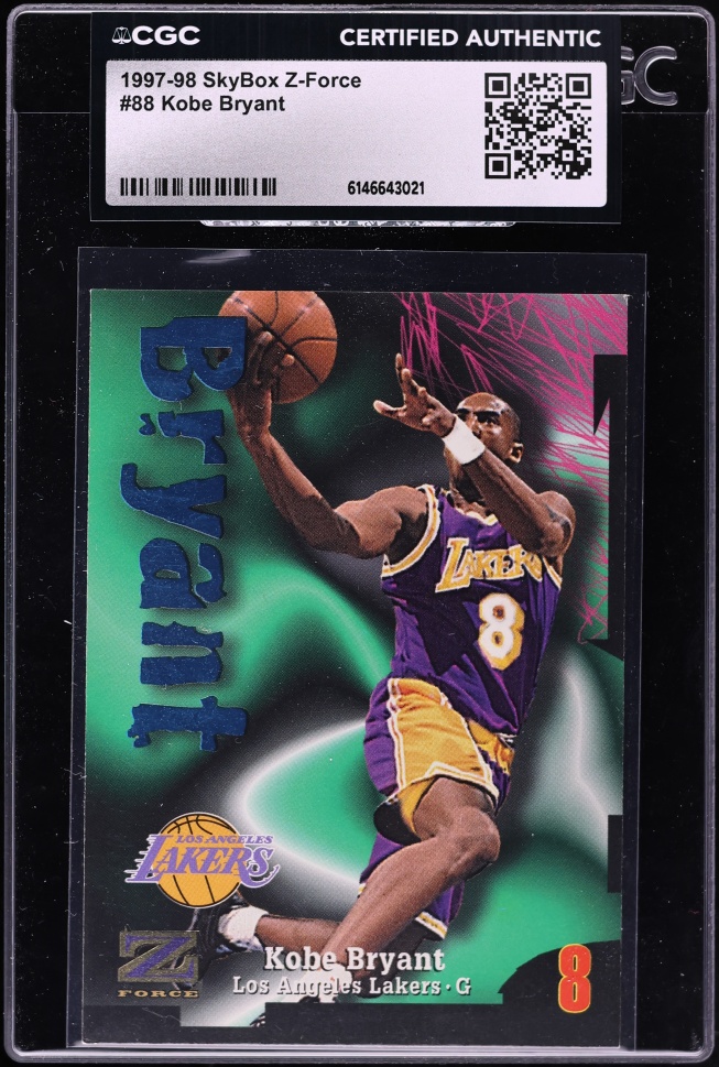 1997 Skybox Z-Force Kobe Bryant #88 CGC AUTH