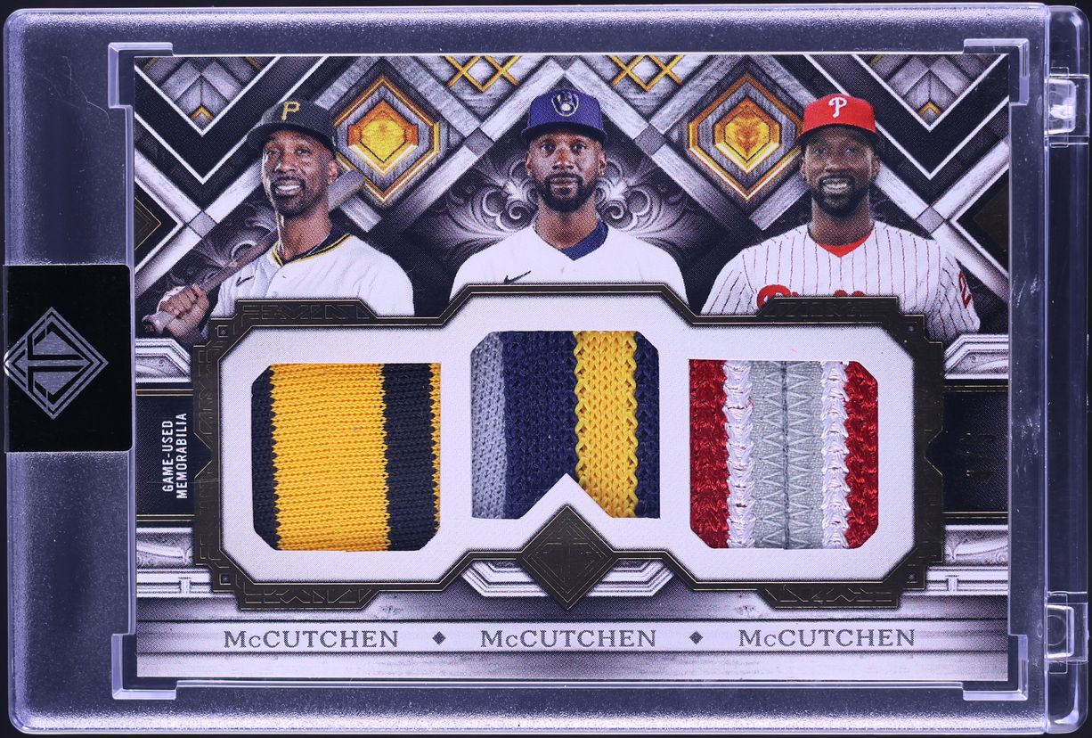 2025 Topps Transcendent Collection Triple Andrew McCutchen PATCH /5 #TCTP-MMM
