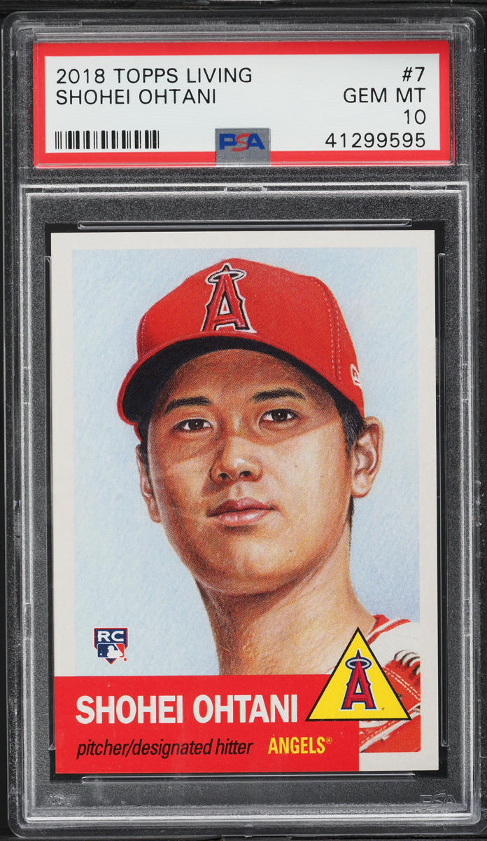 2018 Topps Living Shohei Ohtani ROOKIE #7 PSA 10 GEM MINT
