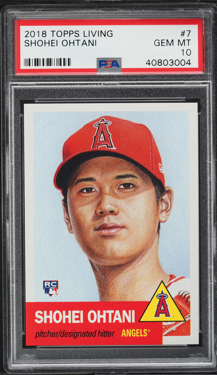 2018 Topps Living Shohei Ohtani ROOKIE #7 PSA 10 GEM MINT