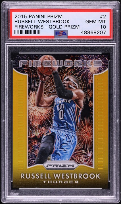 2009 Topps Chrome Refractor Russell Westbrook /500 #67 PSA 9 MINT