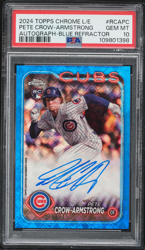 2024 Topps Chrome Xfractor Pete Crow-Armstrong ROOKIE #16