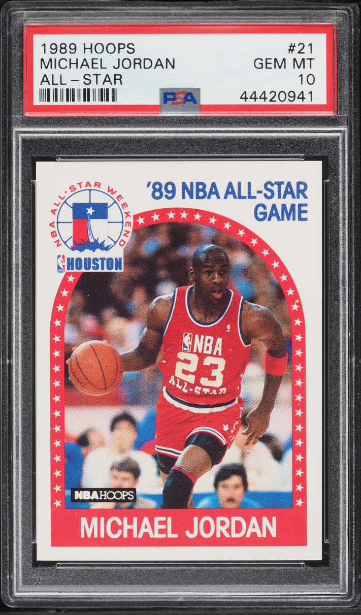 1989 Hoops Michael Jordan ALL-STAR #21 PSA 10 GEM MINT