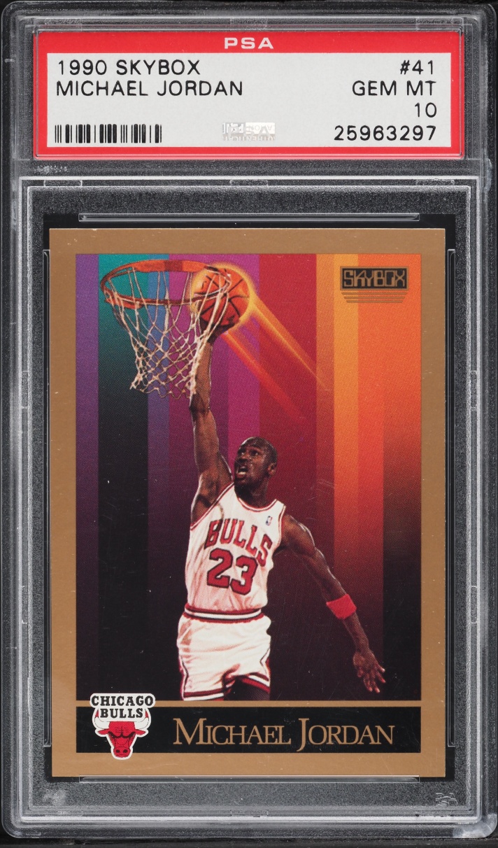 1990 Skybox Basketball Michael Jordan #41 PSA 10 GEM MINT