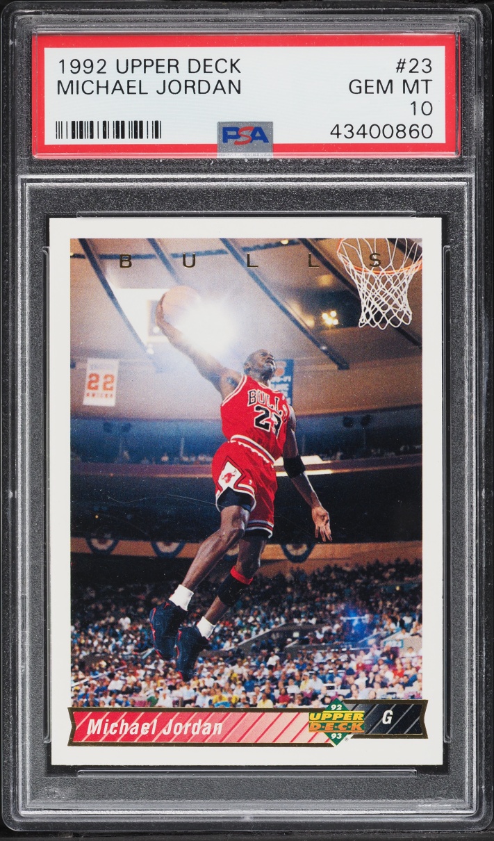 1992 Upper Deck Basketball Michael Jordan #23 PSA 10 GEM MINT