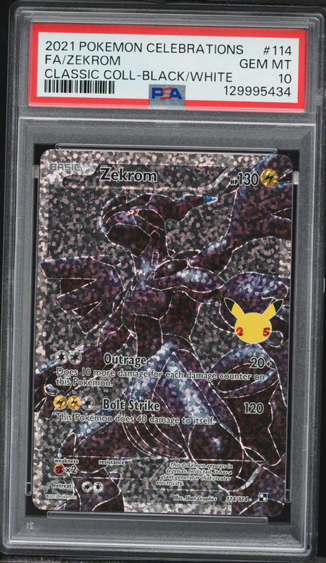 2021 Pokemon Japanese 25th Anniversary Promo Full Art Zekrom #21