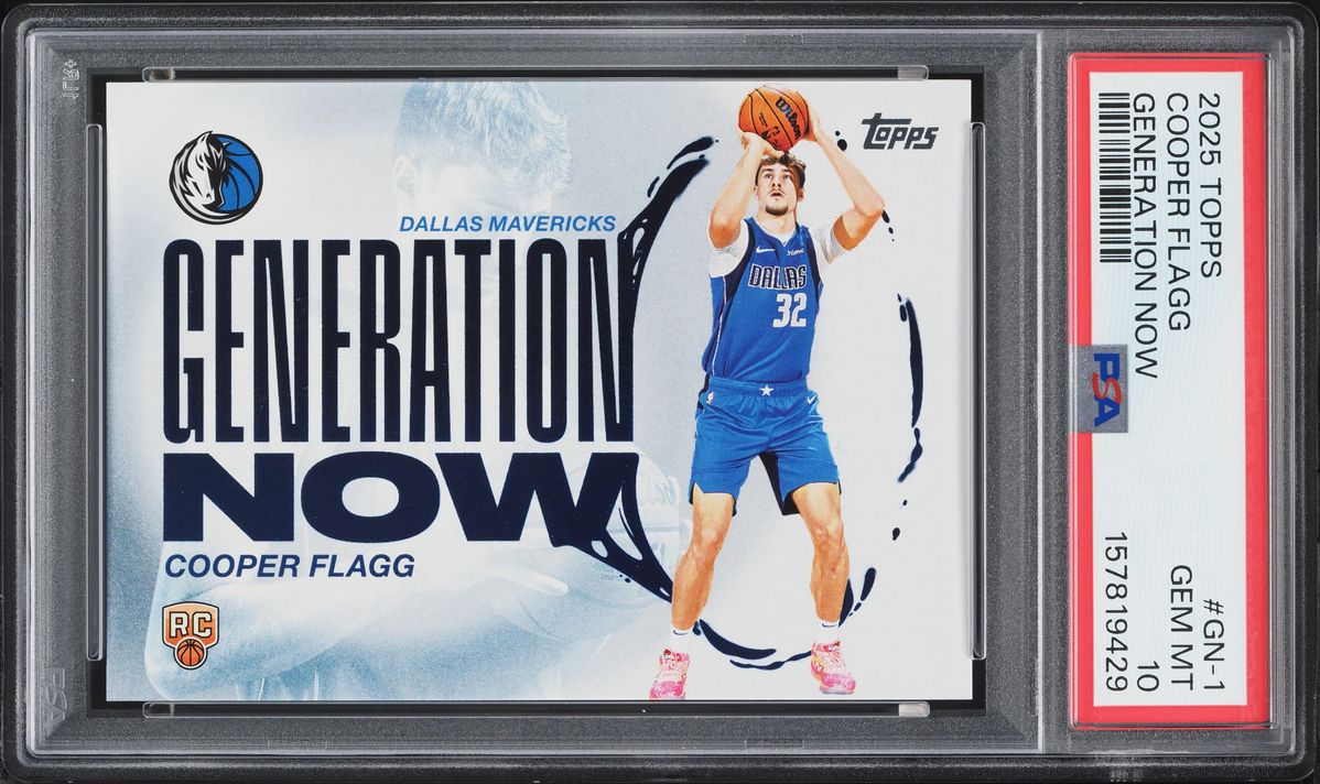 2025 Topps Generation Now Cooper Flagg ROOKIE #GN-1 PSA 10 GEM MINT