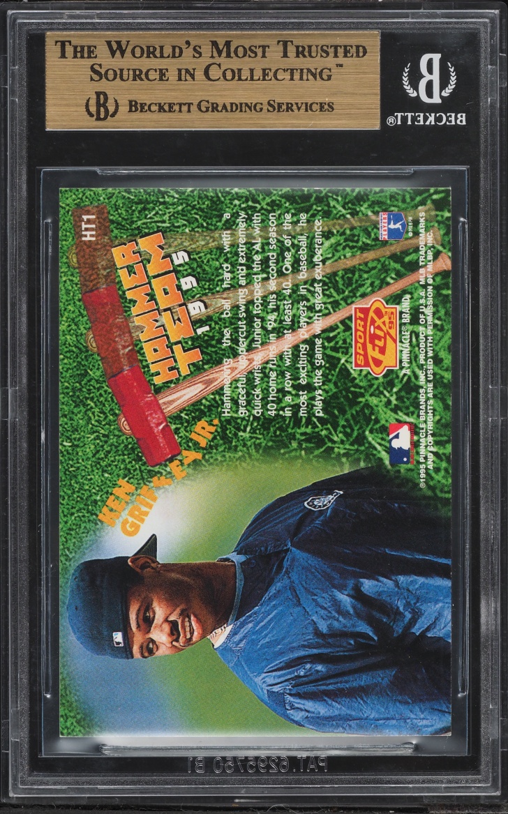 1995 Sportflix Hammer Team Ken Griffey Jr. #HT1 BGS 9.5 GEM MINT