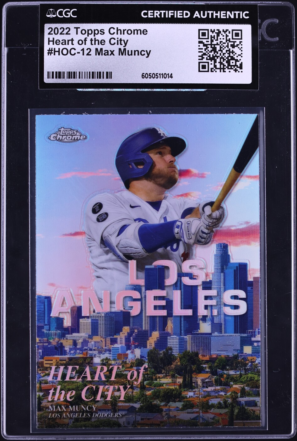 2022 Topps Chrome Heart Of The City Max Muncy #HOC-12 CGC AUTH