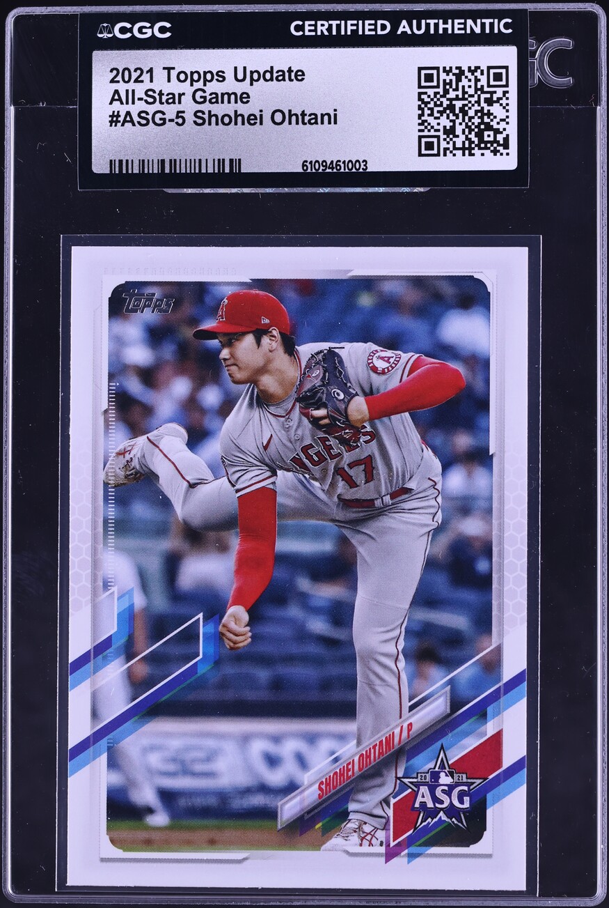 2021 Topps Update All-Star Game Shohei Ohtani #ASG-5 CGC AUTH