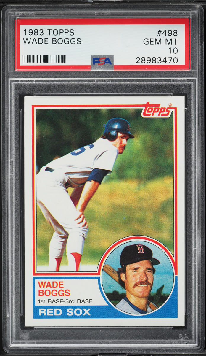 1983 Topps Wade Boggs ROOKIE #498 PSA 10 GEM MINT