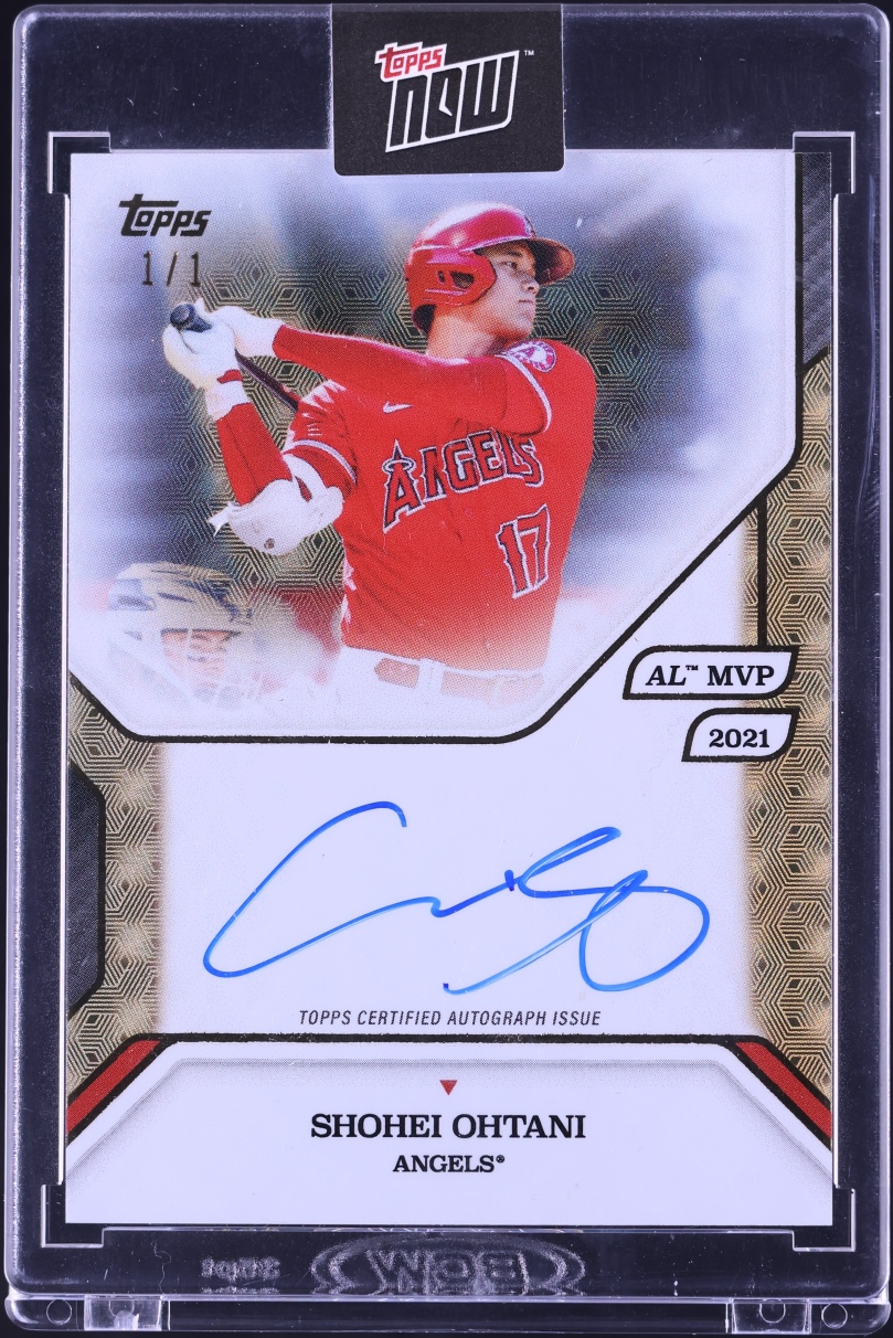 2025 Topps MLB MVP Collection Foilfractor Shohei Ohtani AUTO 1/1 #1-A