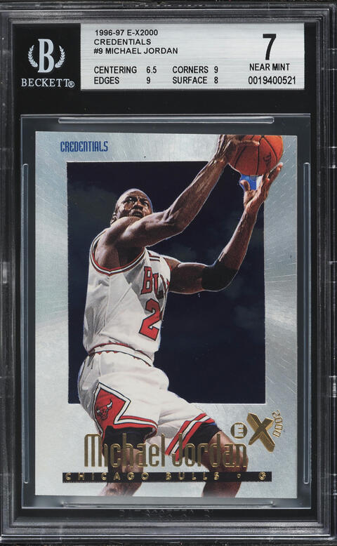1996 Upper Deck Metal Michael Jordan #6 PSA 9 MINT on Fanatics Collect