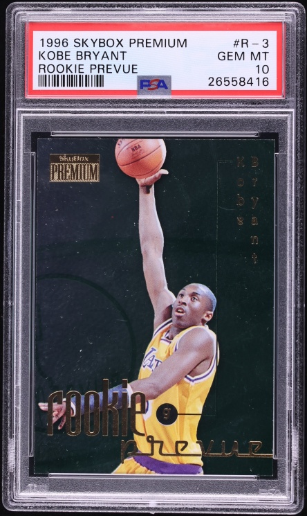 1996 Skybox Premium Prevue Kobe Bryant ROOKIE #R-3 PSA 10 GEM MINT