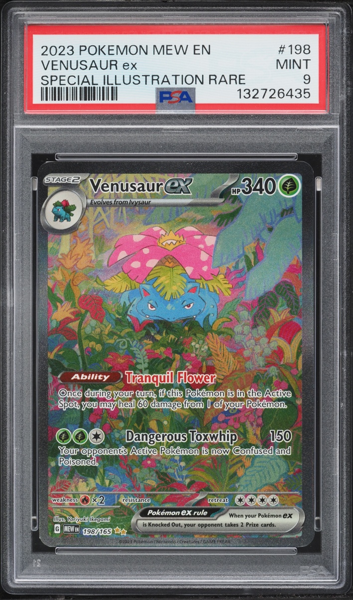 2023 Pokemon Scarlet & Violet 151 SIR Venusaur ex #198 PSA 9 MINT