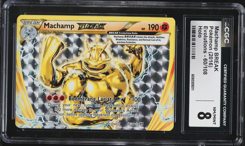 2016 Pokemon XY Evolutions Machamp BREAK #60 CGC 10 PRISTINE on