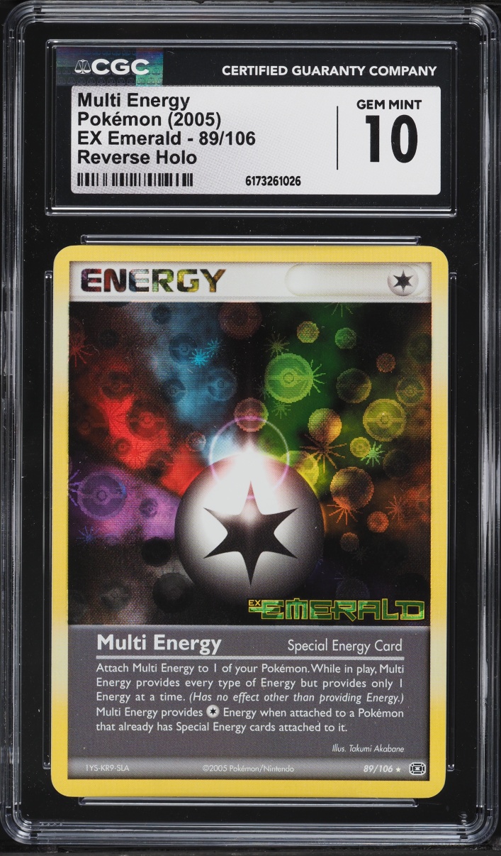 2005 Pokemon EX Emerald Reverse Holo Multi Energy #89 CGC 10 GEM MINT