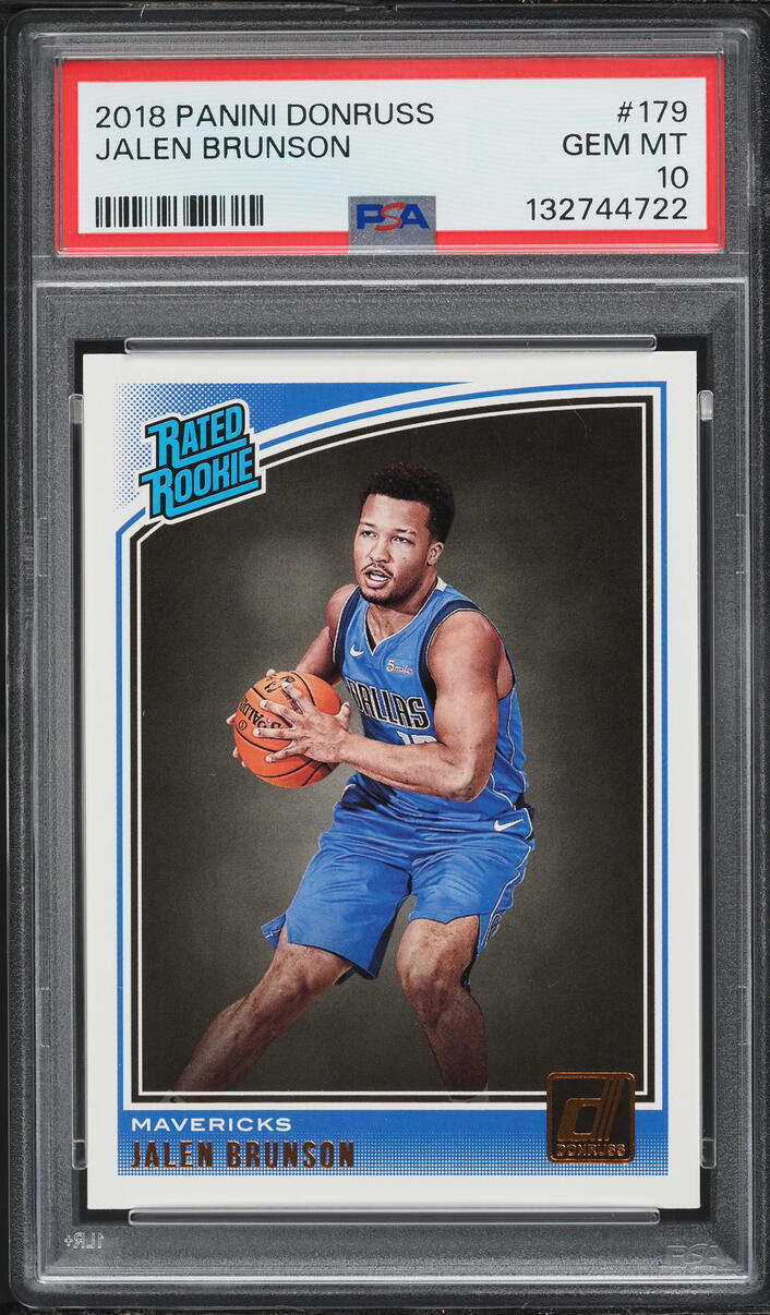 2018 Donruss Basketball Jalen Brunson ROOKIE #179 PSA 10 GEM MINT
