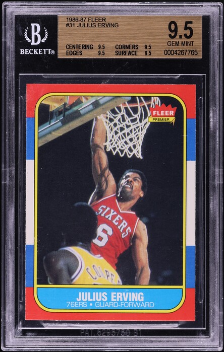1977 Topps Basketball Julius Erving #100 PSA 10 GEM MINT on