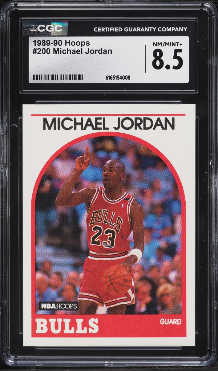 1989 Hoops Michael Jordan #200 CGC 8.5 NM-MT+