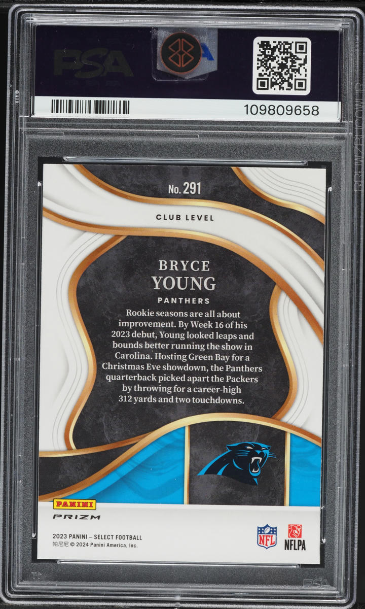 2023 Select Club Level Cosmic Bryce Young ROOKIE #291 PSA 10 GEM MINT