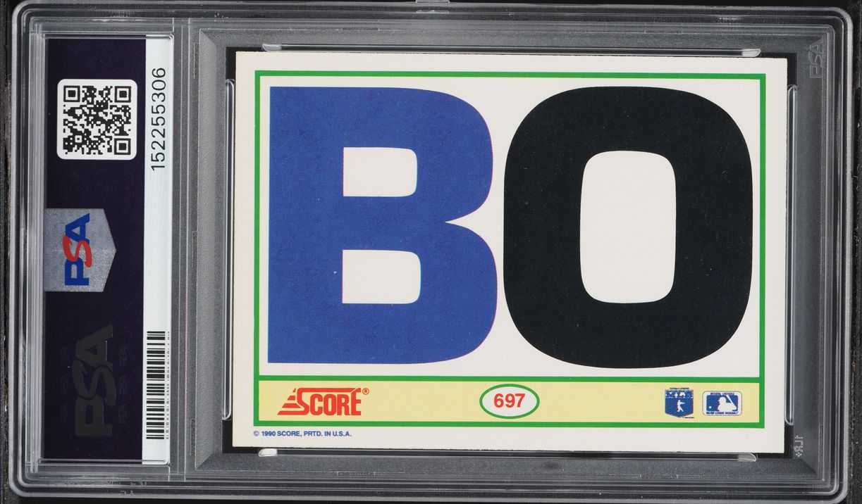 1990 Score Bo Jackson #697 PSA 8 NM-MT