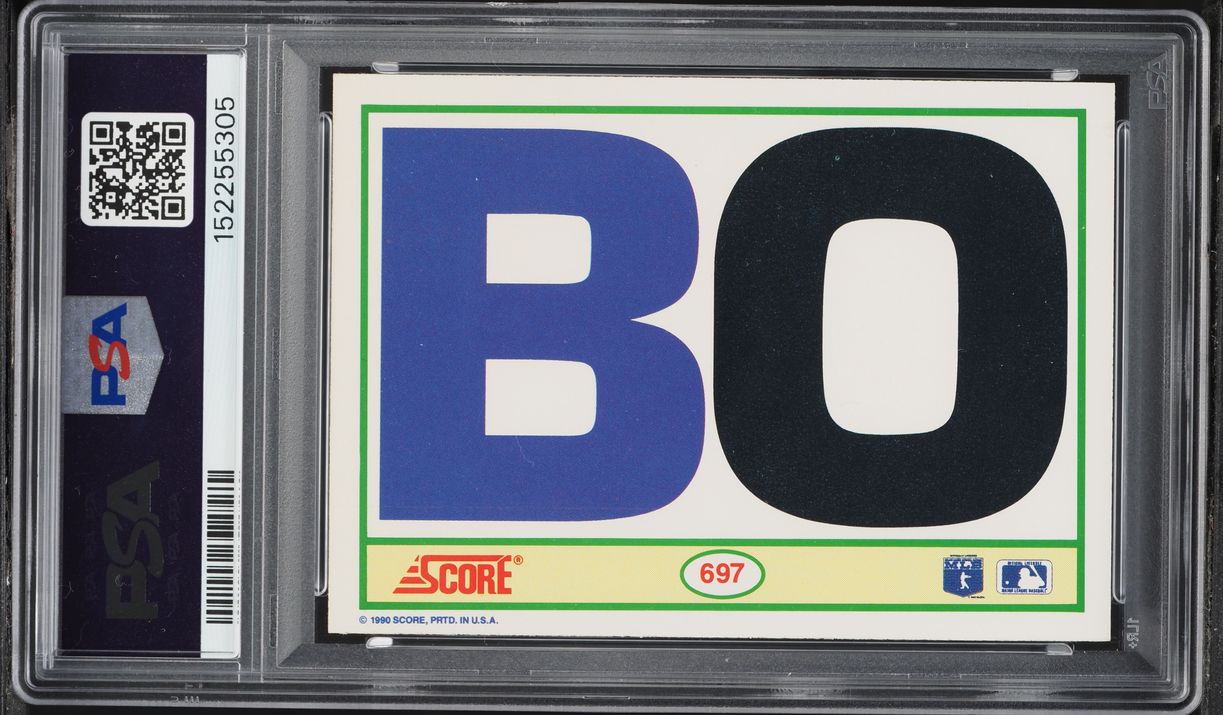 1990 Score Bo Jackson #697 PSA 8 NM-MT