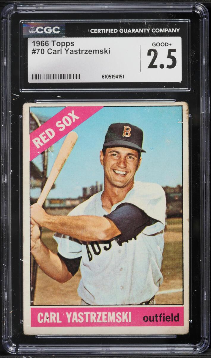 1966 Topps Carl Yastrzemski #70 CGC 2.5 GD+