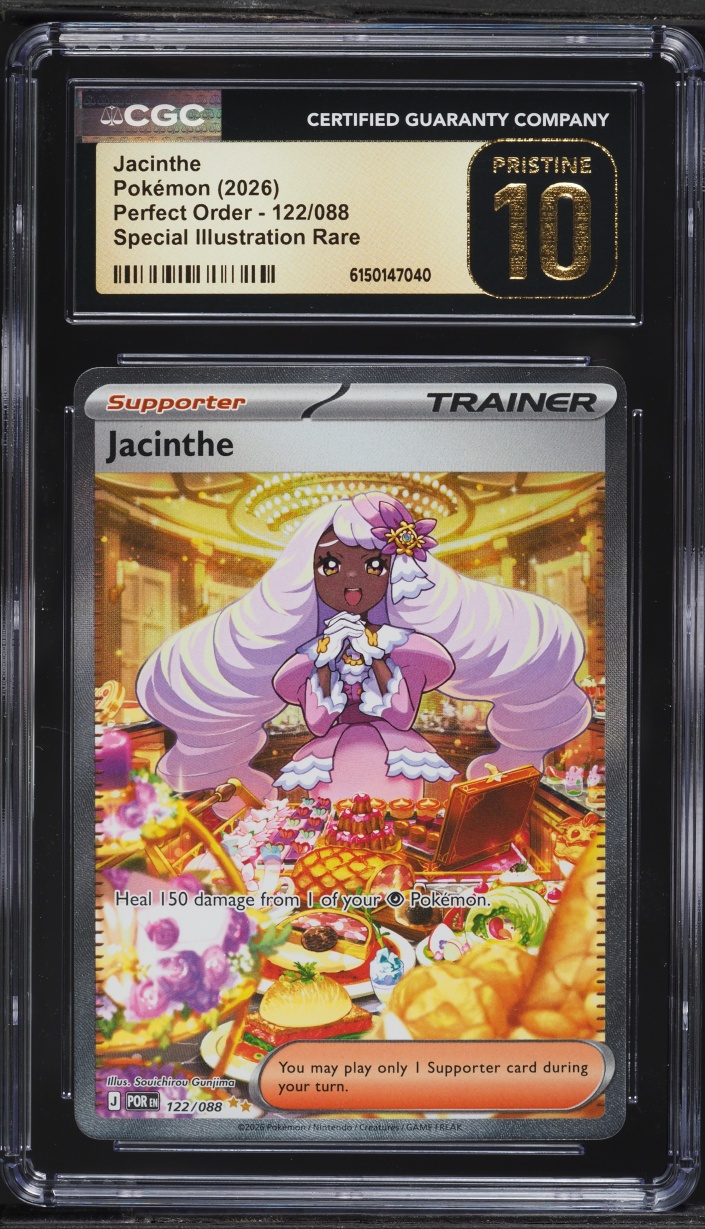 2026 Pokemon Mega Evolution Perfect Order SIR Jacinthe #122 CGC 10 PRISTINE