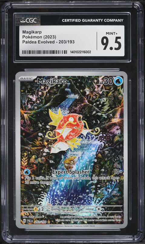 2023 Pokemon Scarlet & Violet Paldea Evolved IR Magikarp #203 PSA