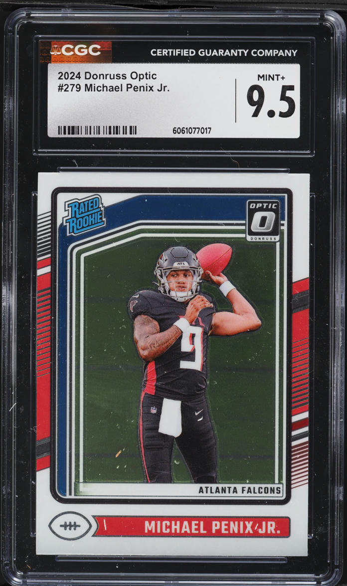 2024 Donruss Optic Michael Penix Jr. ROOKIE #279 CGC 9.5 MINT+