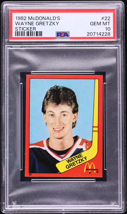 1982 McDonald's Sticker Hockey Wayne Gretzky #22 PSA 10 GEM MINT