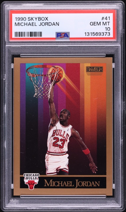 1990 Skybox Basketball Michael Jordan #41 PSA 10 GEM MINT