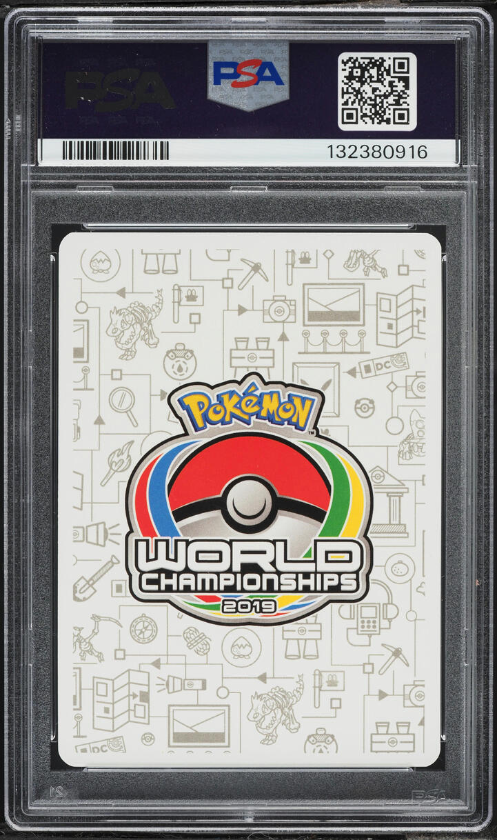 2019 Pokemon World Championships Deck Perfection Full Art Mewtwo Mew GX #71 PSA 10 GEM MINT