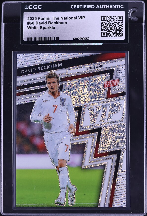 1996 Merlin Premier Gold England David Beckham ROOKIE #92 BGS 9.5