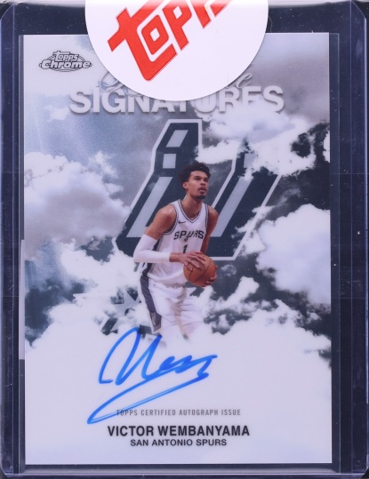 2025 Topps Chrome Sky Write Signatures Victor Wembanyama AUTO #SWS-VW CGC AUTH
