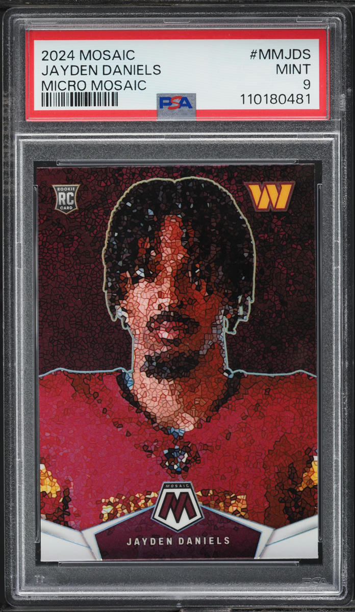 2024 Panini Mosaic Micro Jayden Daniels ROOKIE #MMJDS PSA 9
