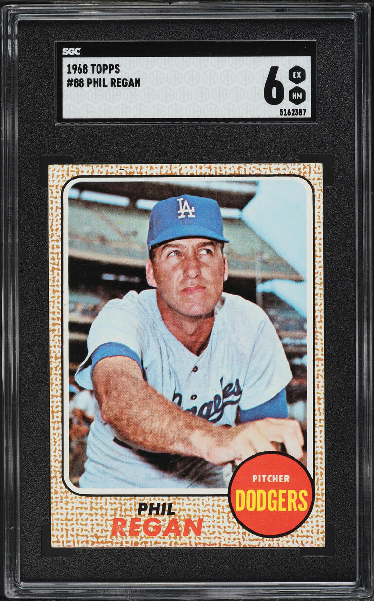 1968 Topps Phil Regan #88 SGC 6 EXMT