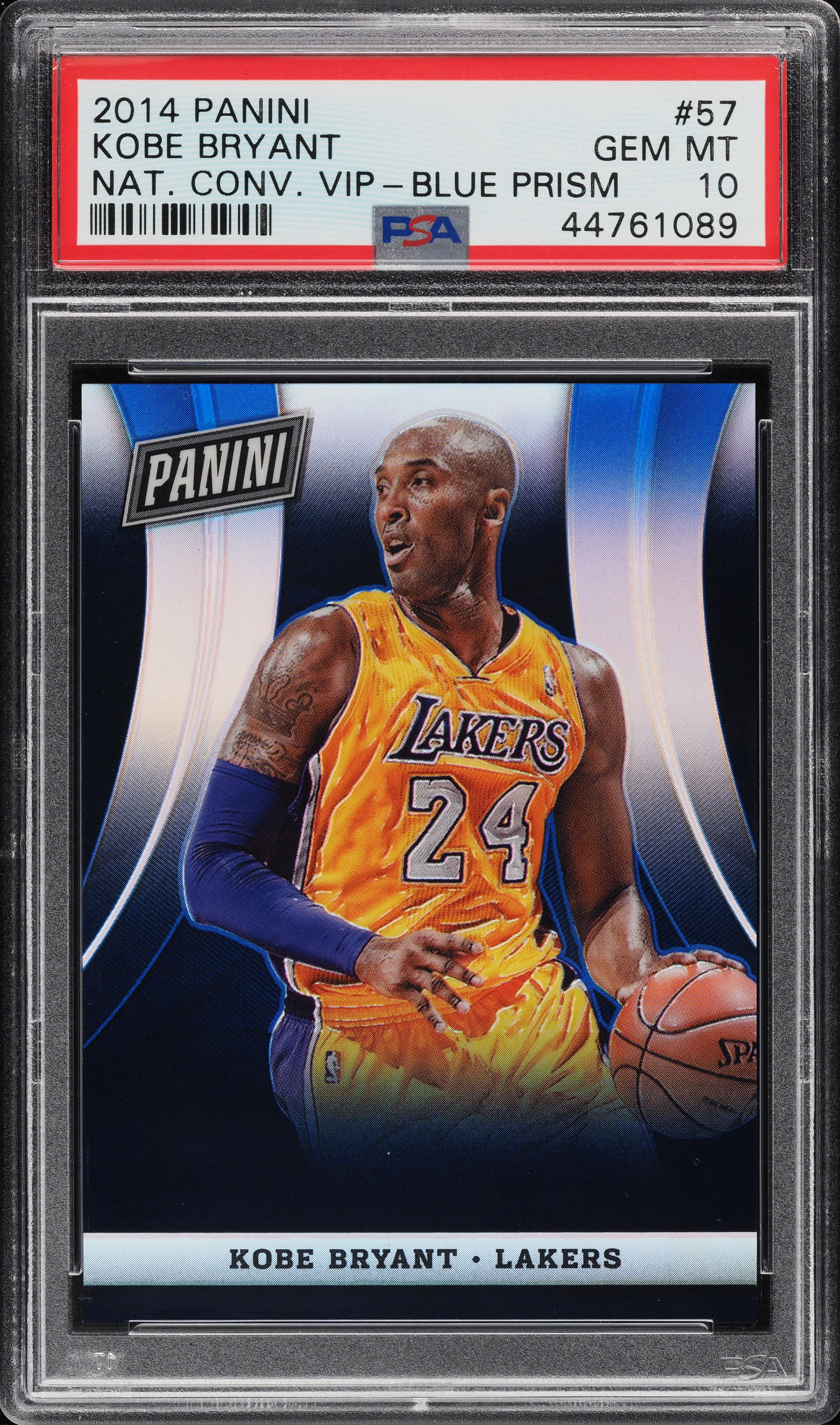 2014 Panini National Convention VIP Blue Prizm Kobe Bryant