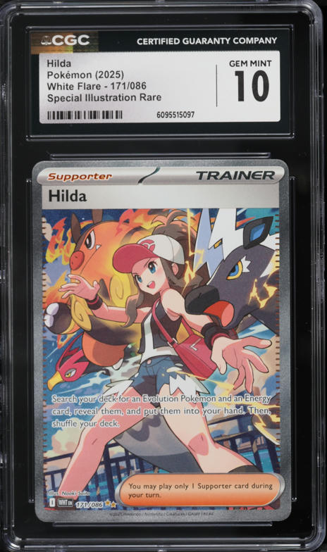 2025 Pokemon Japanese Sv11w-White Flare Special Art Rare Hilda