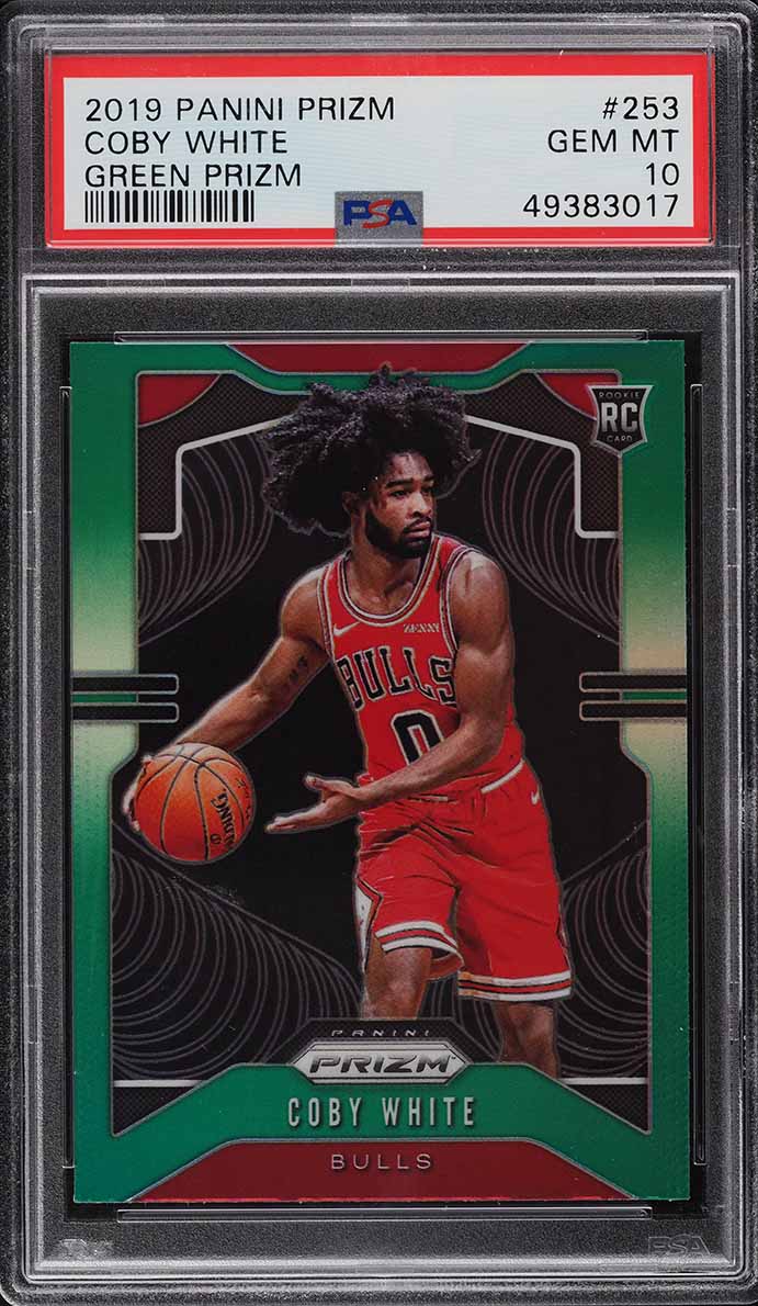 PSA10 Coby White Prizm RC Red ルーキー NBA 🔥2019-20 COBY WHITE Prizm Red White Blue RC 🔥PSA 10