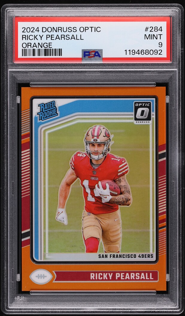 2024 Donruss Optic Orange Ricky Pearsall ROOKIE /249 #284 PSA 9 MINT on ...