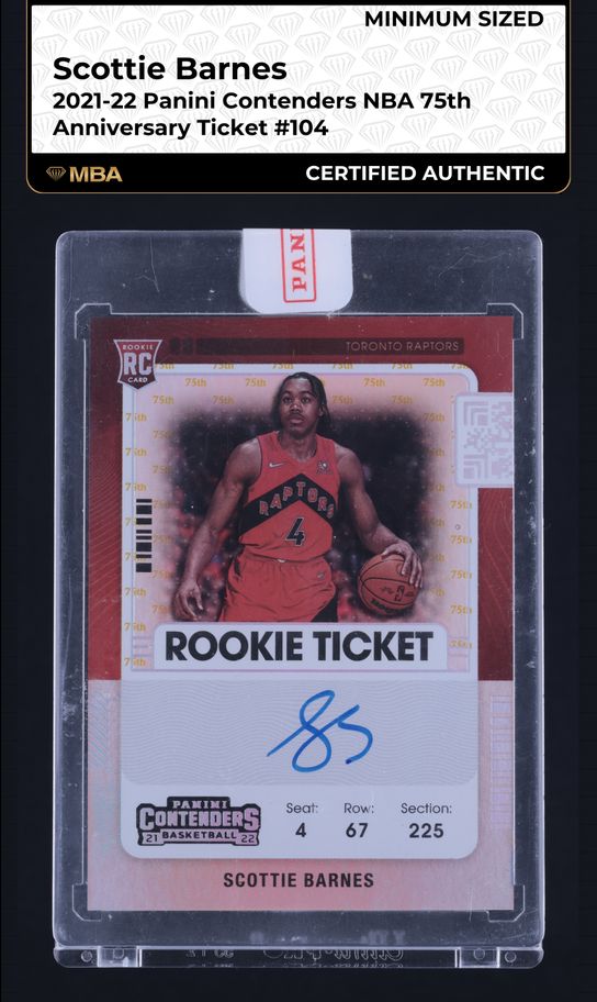 2021 Panini Prizm Mojo Scottie Barnes ROOKIE /25 #320 PSA 9 MINT