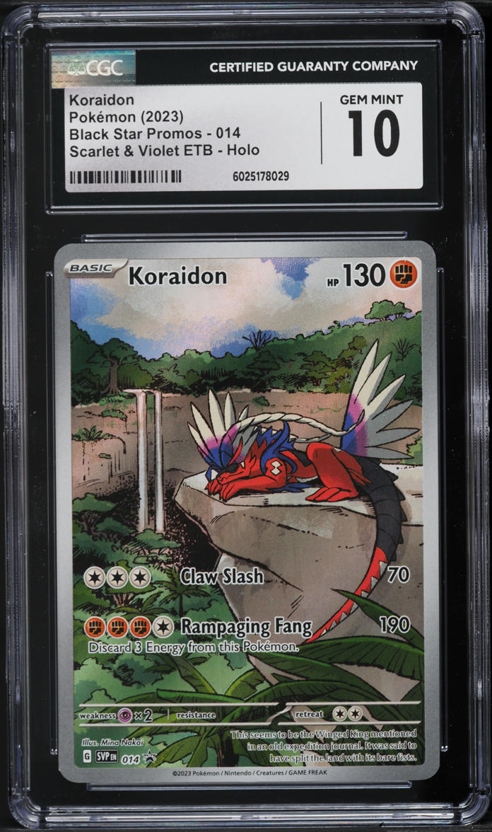 2023 Pokemon Scarlet & Violet Promo ETB Koraidon #14 CGC 10 GEM MINT