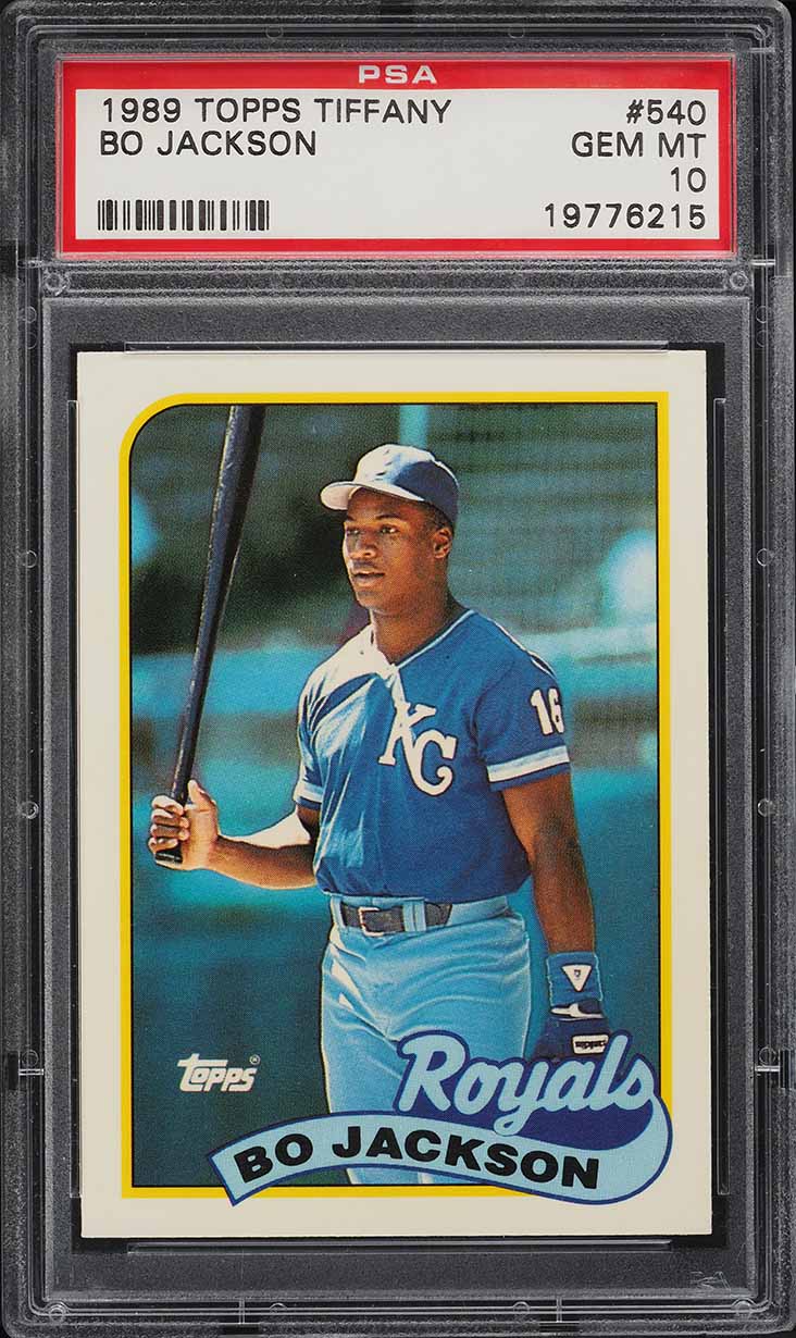 1989 Topps Tiffany Bo Jackson #540 PSA 10 GEM MINT